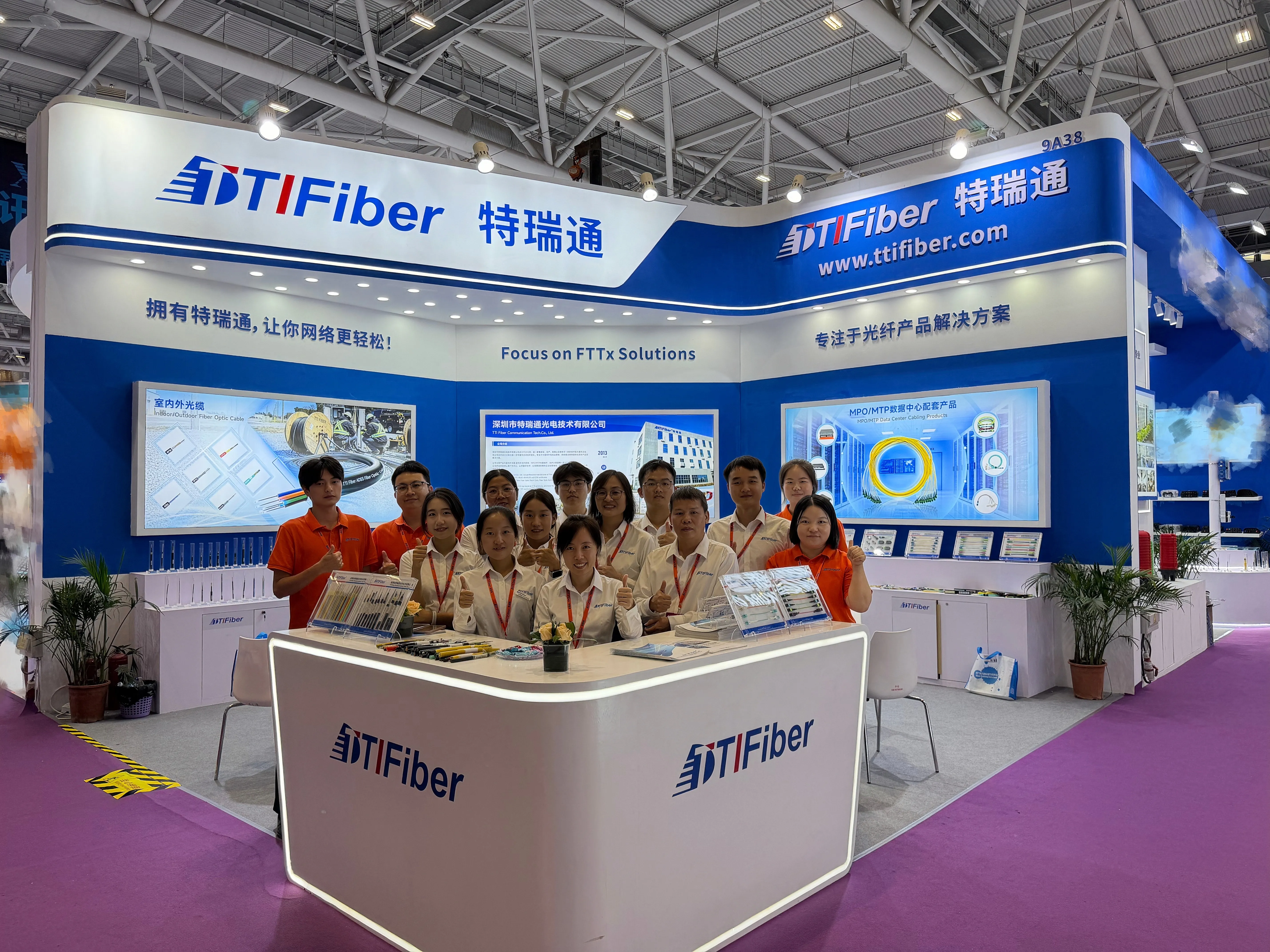 cioe 2026, tti fiber, day one, fiber optic manufacturer, shenzhen optoelectronic expo